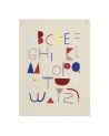 FERM LIVING KIDS - Affiche en tissu Alphabet - beige