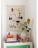 FERM LIVING KIDS - Alphabet Fabric Poster - Off-white