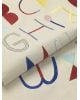 FERM LIVING KIDS - Affiche en tissu Alphabet - beige