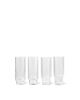 FERM LIVING - Ripple Long drink water Glasses - clear - set of 4