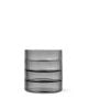 FERM LIVING - Bols de Service Ripple - gris fumé - Lot de 4