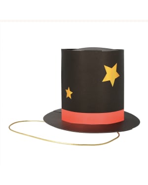 Meri Meri - Chapeaux de magicien - Pack de 8