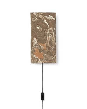 FERM LIVING - Lampe Murale - moka marbré