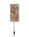 FERM LIVING - Lampe Murale - moka marbré