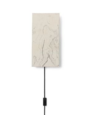 Ferm LIVING - Wall Lamp - marble white