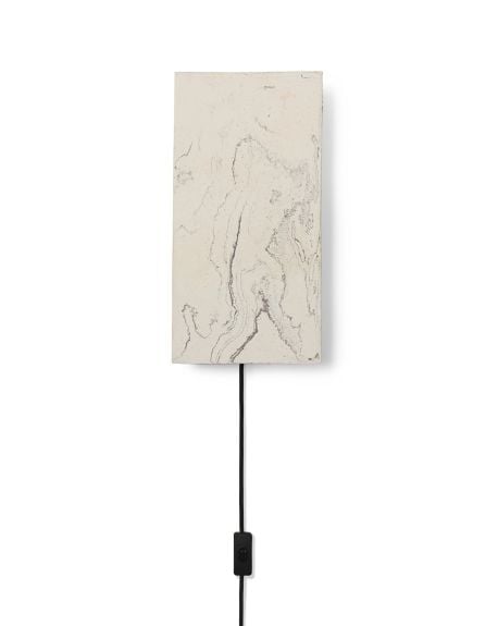 Ferm LIVING - Wall Lamp - marble white