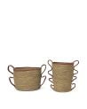 FERM LIVING - Verso Baskets - Set of 2 - brick