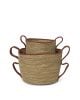 FERM LIVING - Paniers Verso - Lot de 2 - brique