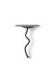 Ferm LIVING - Curvature Wall Table - black brass