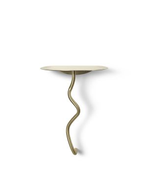 Ferm LIVING - Curvature Wall Table - brass