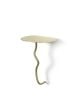 FERM LIVING - Table murale courbée - laiton