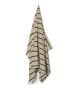 FERM LIVING - Serviette de plage Alee - sable / noir