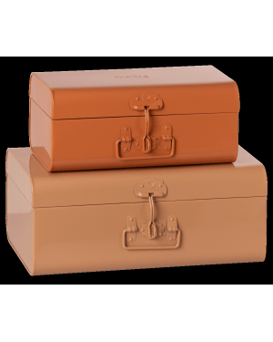 MAILEG - Storage suitcase set - Powder/Rose