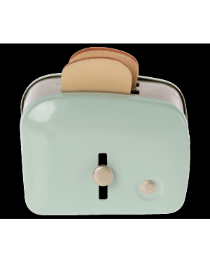 MAILEG - Miniature toaster avec pain - Vert d'eau