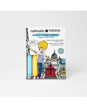 Nailmatic - TATTOOPEN DUO SET - Paris by Jo Little