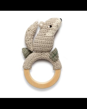 Sebra - Hochet en Crochet Bois