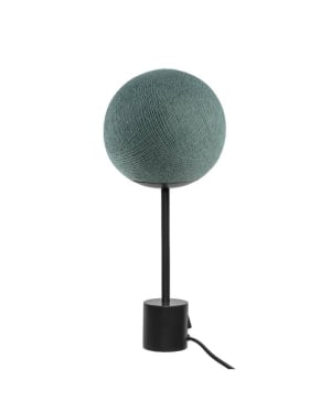LA CASE DE COUSIN PAUL - Lampe à Poser Apapa - Noir et Vert de Gris