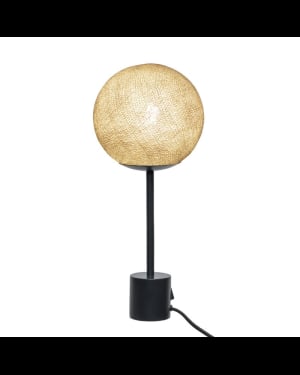 LA CASE DE COUSIN PAUL - Apapa Lamp - Black and Sahara