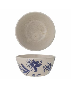 BLOOMINGVILLE - Petunia Bowl - Blue Stoneware