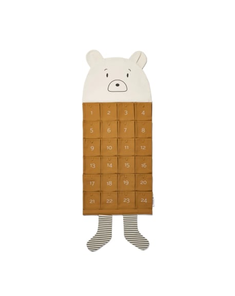 Liewood - Calendrier de Noël Klaus - Ours - Caramel