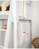 Oliver Furniture - Rideau Cabane Pour Lit Mezzanine Mi-Haut/Mi-Haut Junior et Lit Superposé Seaside Classic, Gris