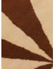 FERM LIVING - Arch tufted Rug - Dark Brick - Off-white