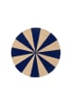 FERM LIVING - Arch tufted Rug - Bright Blue - Off-white