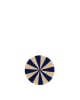 FERM LIVING - Tapis Touffeté Arch - Bleu vif - Blanc cassé