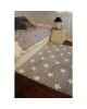 LORENA CANALS-TAPIS COTON ETOILES-Beige avec étoiles crême 120 x 160 cm