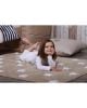 LORENA CANALS - COTON RUG STARS - BEIGE WITH CREAM STARS - 120 x 160 cm