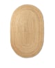 FERM LIVING - Tapis en jute Eternal - Ovale - Petit