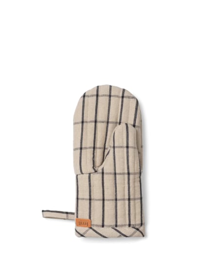 FERM LIVING - Gant de Cuisine - Sable et Noir