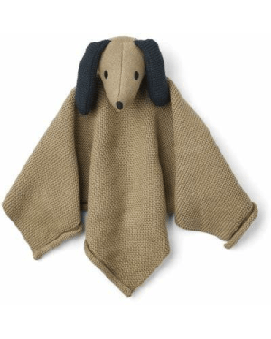 Liewood - Milo Knit Cuddle Cloth - Dog Oat Mix