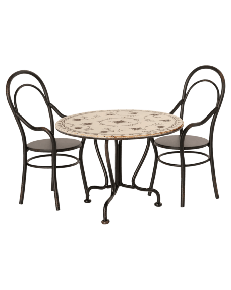 MAILEG - Dining table, Set with 2 chairs