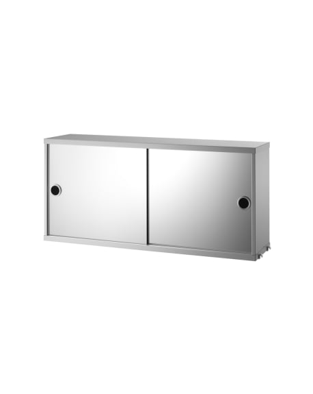 String Furniture - Caisson Porte Miroirs Coulissantes - L78 x H37 x P20