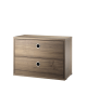String Furniture - Caisson tiroirs de Rangements L58 x H42 x P30 - 2 tiroirs