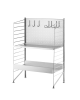 String Furniture - Vertical hook - H10 X D3.5 - 4 Pack