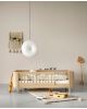 Oliver Furniture - Convertible Baby Cot Mini + - l 74 × L 126 × h 87 cm - Oak