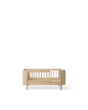 Oliver Furniture - Mini + Woood Junior Bed - l 74 × L 166 × h 57,5 cm - Oak