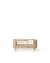 Oliver Furniture - Mini + Woood Junior Bed - l 74 × L 166 × h 57,5 cm - Oak