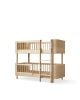 Oliver Furniture - Mid-high Bunk Bed Wood Mini + - l 74 × L 166 × h 132 cm - Oak