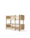 Oliver Furniture - Mid-high Bunk Bed Wood Mini + - l 74 × L 166 × h 132 cm - Oak