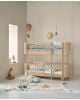 Oliver Furniture - Mid-high Bunk Bed Wood Mini + - l 74 × L 166 × h 132 cm - Oak