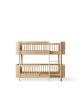 Oliver Furniture - Mid-high Bunk Bed Wood Mini + - l 74 × L 166 × h 132 cm - Oak