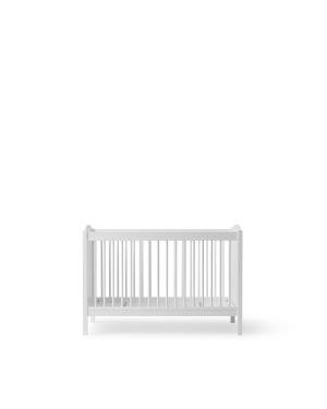Oliver Furniture - Lit Bébé évolutif Seaside Lille + - Sans kit Junior - Blanc - l 74 × L 134 × h 92 cm
