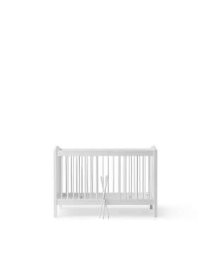 Oliver Furniture - Lit Bébé évolutif Seaside Lille + -Avec kit Junior - Blanc - l 74 × L 134 × h 92 cm