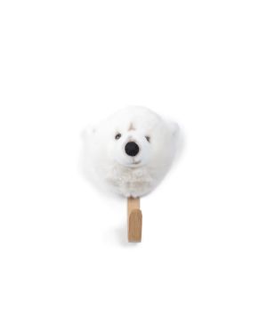 WILD & SOFT - Coat Hanger White bear