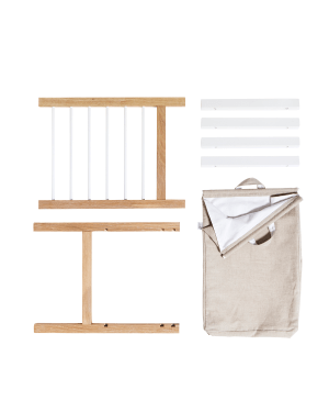 Oliver Furniture - 2 Pull Outs And Laundry Bag For Seaside Dresser & Nursery Dresser With 6 Drawers