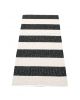 PAPPELINA - BOB BLACK/VANILLA - Design plastic rug 5 Dimensions 