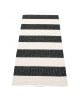 PAPPELINA - BOB NOIR/VANILLE - Tapis design en plastique 5 Dimensions possibles